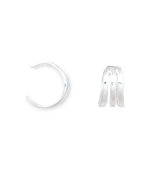 3 Bar Silver Ear Cuff